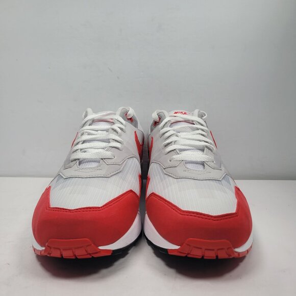 Nike Air Max 1 Low Poly Men's White Red Sneakers HQ5882-100 US Size 13 NWB - Picture 5 of 10